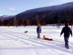 Winter time at Kokanee Creek Park 1977-Darren Bond collection