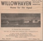 Willowhaven ad Mar 1965 NDN -P.Ormond files